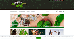 Desktop Screenshot of herbolarioeltilar.com