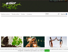 Tablet Screenshot of herbolarioeltilar.com